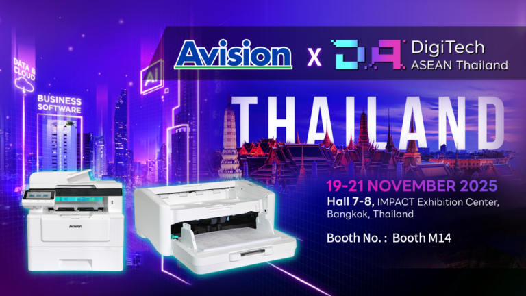 Read more about the article Avision Invites You to Visit DigiTech ASEAN Thailand 2025